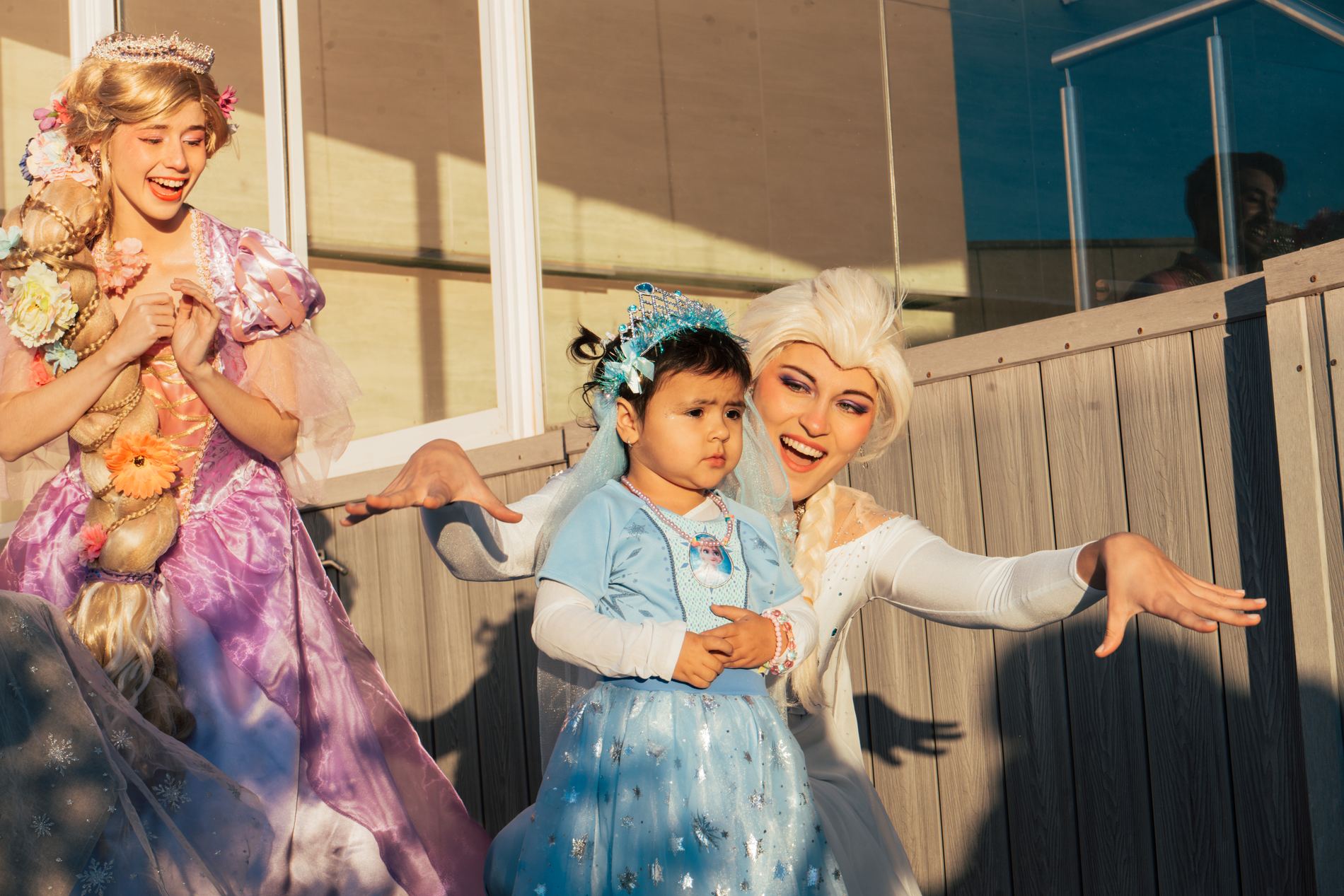 Personajes infantiles de princesas en una propuesta tematica